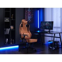 Игровое (геймерское) кресло Evolution Project A Fabric (коричневый) - Изображение №14 — Chaika Market