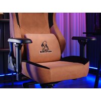 Игровое (геймерское) кресло Evolution Project A Fabric (коричневый) - Изображение №8 — Chaika Market