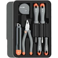 Набор домашнего мастера Deli H1001-ADE (15 предметов) - Изображение №2 — Chaika Market