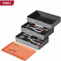 Набор домашнего мастера Deli H1001-ADE (15 предметов) - Изображение №3 — Chaika Market