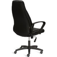 Офисное кресло TetChair Inter 24 кожзам/ткань (черный/серый, 36-6/207/TW-12/TW-11) - Изображение №4 — Chaika Market