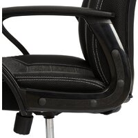 Офисное кресло TetChair Inter 24 кожзам/ткань (черный/серый, 36-6/207/TW-12/TW-11) - Изображение №8 — Chaika Market