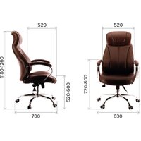 Офисное кресло Everprof Forum PU (черный) - Изображение №2 — Chaika Market