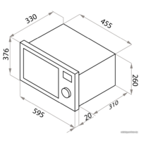 Микроволновая печь MAUNFELD JBMO.20.5ERWAS - Изображение №15 — Chaika Market