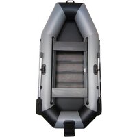 Моторно-гребная лодка Vivax К270Т с ковриком-сланью (без киля, серый/черный) — Chaika Market