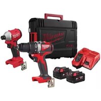  Milwaukee M18 BLPP2B3-502X 4933492846 (шуруповерт, винтоверт, 2 АКБ, кейс) — Chaika Market