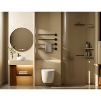 Унитаз подвесной Abber Bequem AC1100T-AC0105-AC0121MB (с кнопкой смыва) - Изображение №5 — Chaika Market