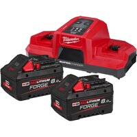 Аккумулятор с зарядным устройством Milwaukee M18 FORGENRG-802DBSC 4933498616 (18В + 18В/8 Ач) — Chaika Market