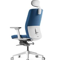 Офисное кресло Bestuhl J2 White Pl с подголовником (голубой) - Изображение №4 — Chaika Market