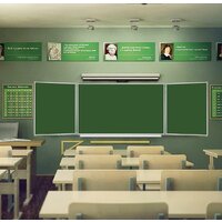 Меловая доска BRAUBERG 100х150/300 см 231707 (зеленый) - Изображение №2 — Chaika Market