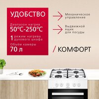 Кухонная плита Hansa FCGW510009H - Изображение №3 — Chaika Market
