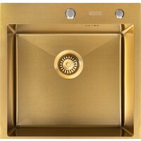 Кухонная мойка ARFEKA ECO AR мойка 500*500, коландер, дозатор GOLD - Изображение №4 — Chaika Market