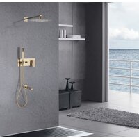 Душевая система  Abber Weiss Insel AF8050B (черный матовый) - Изображение №2 — Chaika Market