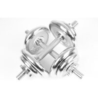Набор гантелей Atlas Sport хромированные 2x9 кг AS-11715 - Изображение №4 — Chaika Market