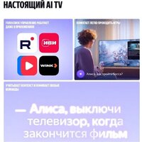 Телевизор Яндекс ТВ Станция Бейсик QLED с Алисой 65 - Изображение №10 — Chaika Market