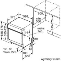 Встраиваемая посудомоечная машина Bosch Serie 4 SMI4HAS07E - Изображение №5 — Chaika Market