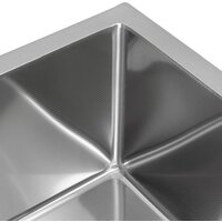 Кухонная мойка ARFEKA Eco AR Decor Millet Grains N 45x45 (сатин) - Изображение №4 — Chaika Market