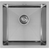 Кухонная мойка ARFEKA Eco AR Decor Millet Grains N 45x45 (сатин) - Изображение №2 — Chaika Market