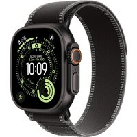 Умные часы Apple Watch Ultra 3 LTE 49 мм (титановый корпус, черный/черный, нейлоновый ремешок размера M/L) - Изображение №1 — Chaika Market