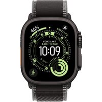 Умные часы Apple Watch Ultra 3 LTE 49 мм (титановый корпус, черный/черный, нейлоновый ремешок размера M/L) - Изображение №2 — Chaika Market