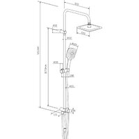 Душевая система  Damixa Eclipse 931000000 - Изображение №11 — Chaika Market