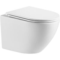 Унитаз подвесной WeltWasser Amberg 497 + Merzbach 043 GL-WT + Amberg RD-CR - Изображение №2 — Chaika Market