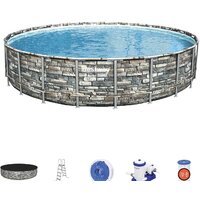 Каркасный бассейн Bestway Power Steel Камень 56889 (671x132) — Chaika Market