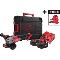 Угловая шлифмашина Milwaukee FSAG125XBMC-502X 4933499453 (с 2-мя АКБ, кейс) — Chaika Market