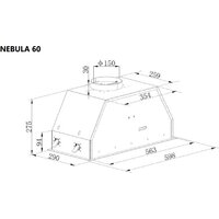 Кухонная вытяжка MAUNFELD Nebula 60 Glass (черный) - Изображение №12 — Chaika Market