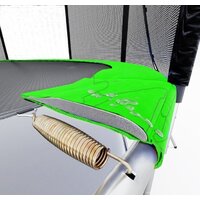 Батут Atlas Sport 312 см - 10ft Basic (с лестницей, внешняя сетка, зеленый) - Изображение №2 — Chaika Market