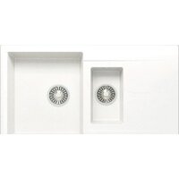 Кухонная мойка Polygran Brig-870 (белый хлопок 36) — Chaika Market