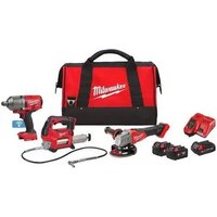  Milwaukee 4933498576 (гайковерт, болгарка, смазочный пистолет, 3 АКБ, сумка) — Chaika Market
