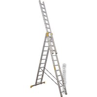 Лестница-стремянка Алюмет трехсекционная профессиональная P3 9312 — Chaika Market