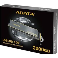 SSD ADATA Legend 800 2TB ALEG-800-2000GCS - Изображение №12 — Chaika Market