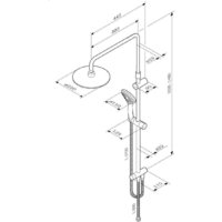 Душевая система  AM.PM Gem F0790033 - Изображение №9 — Chaika Market