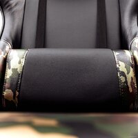 Игровое (геймерское) кресло AksHome Military Eco (черный/камуфляж) - Изображение №15 — Chaika Market