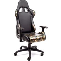 Игровое (геймерское) кресло AksHome Military Eco (черный/камуфляж) - Изображение №2 — Chaika Market