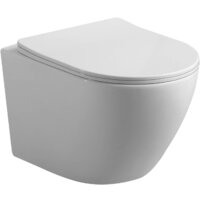 Унитаз подвесной Roxen Antares в комплекте с инсталляцией StounFix Dual Fresh 6 в 1 968451 (кнопка: брашированное золото) - Изображение №4 — Chaika Market