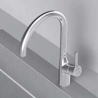 Кухонная мойка Saniteco 6550-L + Spike F9S07000 (хром, с сифоном, дозатором и коландером) - Изображение №14 — Chaika Market