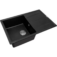 Кухонная мойка ZorG Rock 78 Premium black metallic — Chaika Market