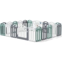 Игровой манеж UNIX kids Simple 225x188 Color — Chaika Market
