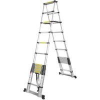 Лестница-стремянка ForceKraft BL-TA440 (2x14 ступеней) — Chaika Market
