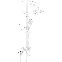 Душевая система  Damixa Apollo DX220920300 - Изображение №9 — Chaika Market