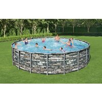 Каркасный бассейн Bestway Power Steel Камень 56883 (610x132) - Изображение №7 — Chaika Market