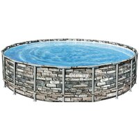 Каркасный бассейн Bestway Power Steel Камень 56883 (610x132) - Изображение №2 — Chaika Market