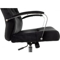 Офисное кресло Бюрократ T-9928SL Fabric (черный Italia Black/крестовина металл хром) - Изображение №15 — Chaika Market