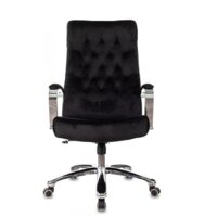 Офисное кресло Бюрократ T-9928SL Fabric (черный Italia Black/крестовина металл хром) - Изображение №2 — Chaika Market