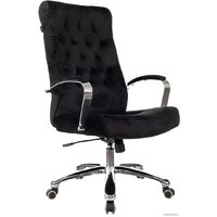 Офисное кресло Бюрократ T-9928SL Fabric (черный Italia Black/крестовина металл хром) — Chaika Market