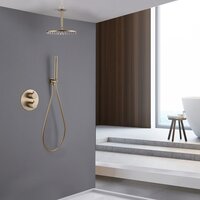 Душевая система  Abber Wasser Kreis AF8121G (золото матовое) - Изображение №2 — Chaika Market