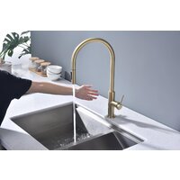 Смеситель Paulmark Senso Se215180-SBG (золото/светлое брашированное золото) - Изображение №5 — Chaika Market